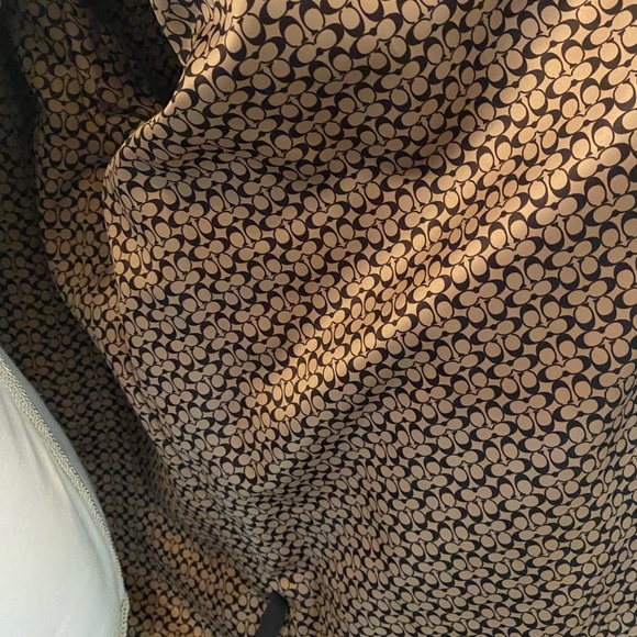 Coach Brown Quilted Nylon Puffer Lightweight Jacket Coat Women's Size XLarge - Picture 8 of 12